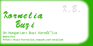 kornelia buzi business card